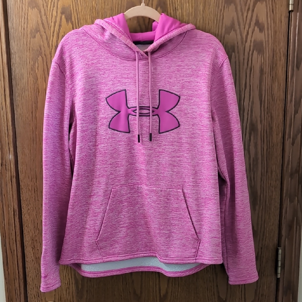Under Armour Women's Heathered Pink Hoodie